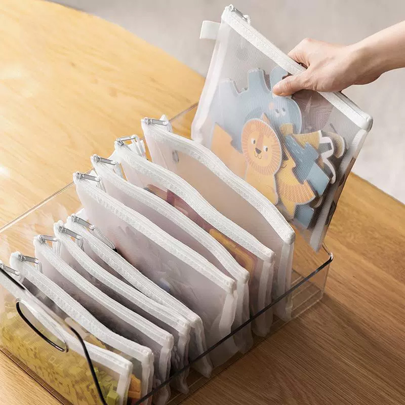 Mesh Zipper File Bag Waterproo - Portfolio Folder Zip ulasan dan harga