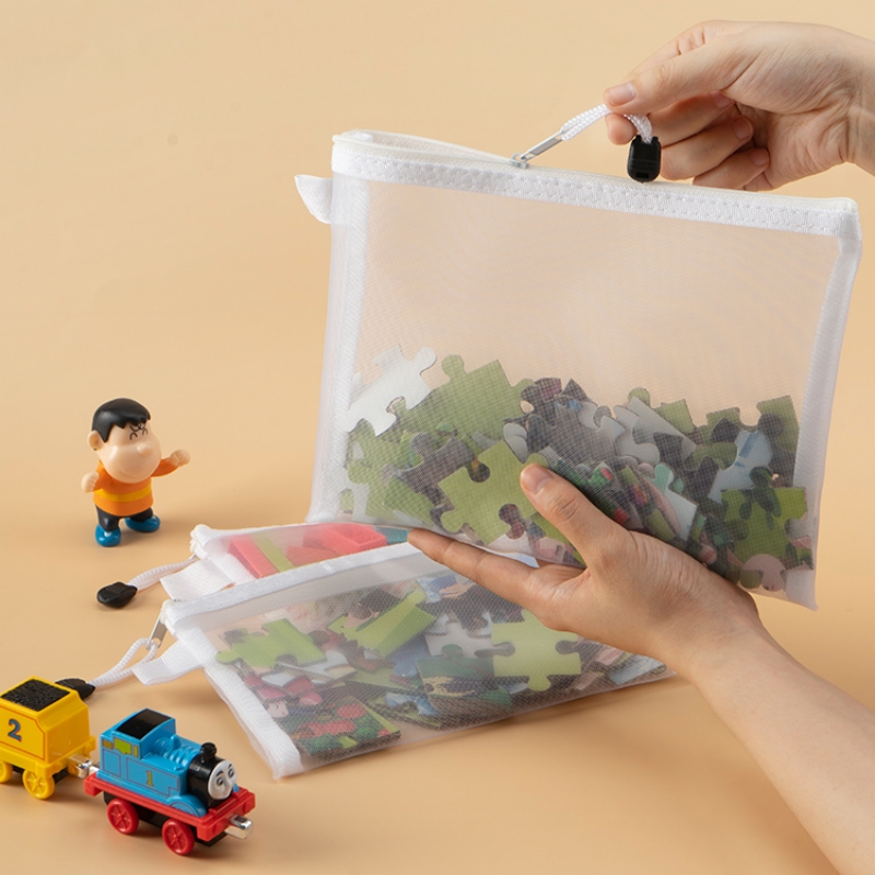 Mesh Zipper File Bag Waterproo - Portfolio Folder Zip ulasan dan harga