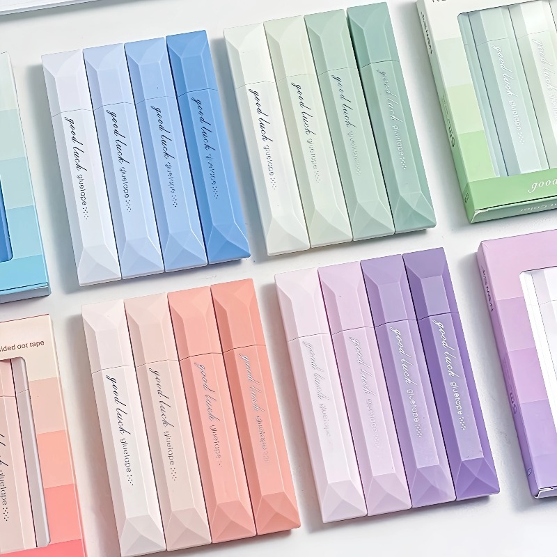 4pcs Gradient Color Glue Tape, - Glue Stick Pack ulasan dan harga