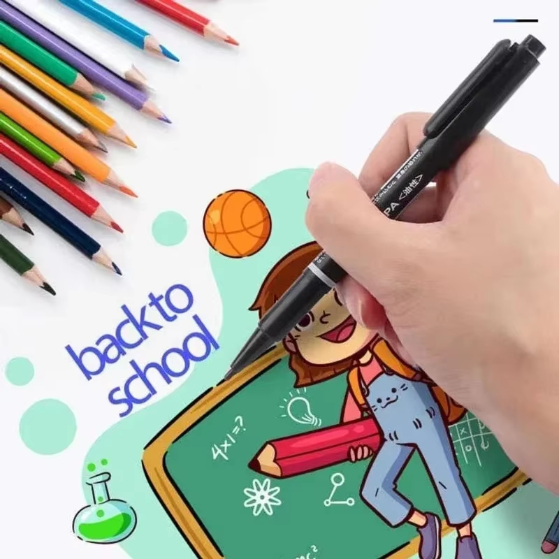 3 Pieces Dual Tip Permanent Pa - Whiteboard Marker Set ulasan dan harga