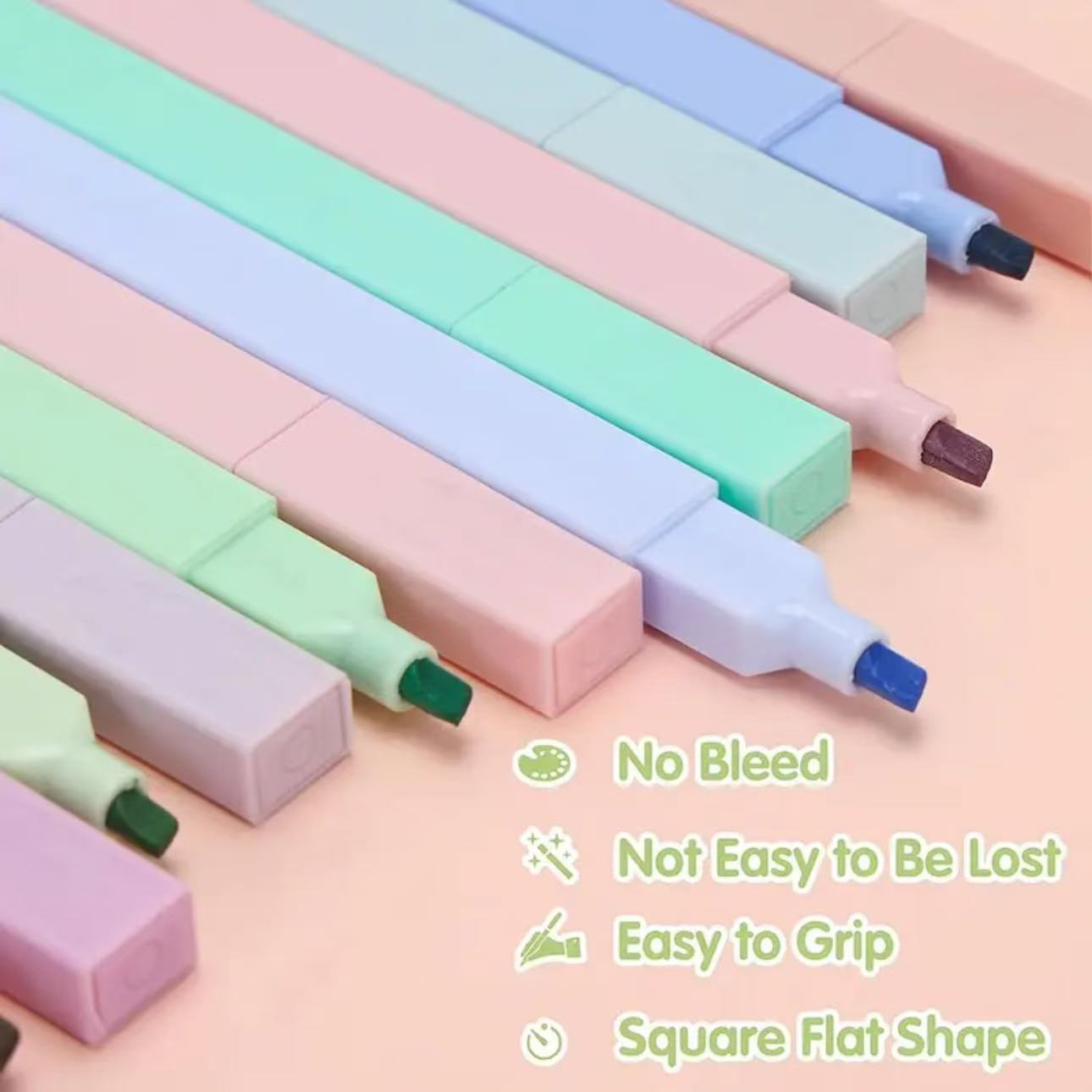 12 Colors Fluorescent Highligh - Highlighter Set Pastel ulasan dan harga