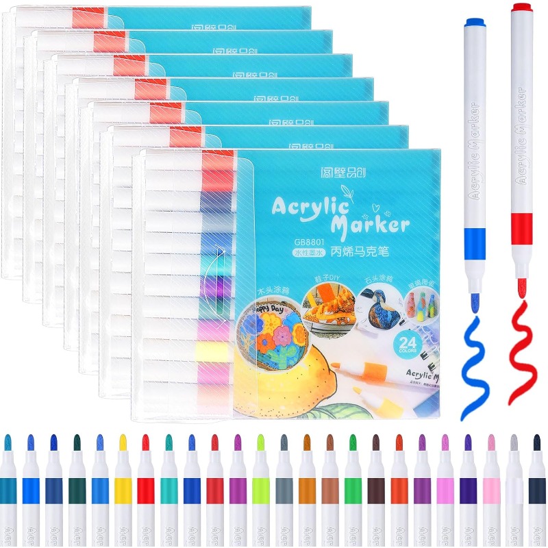 12/24/36 Colors Acrylic Paint  - Highlighter Set Pastel ulasan dan harga