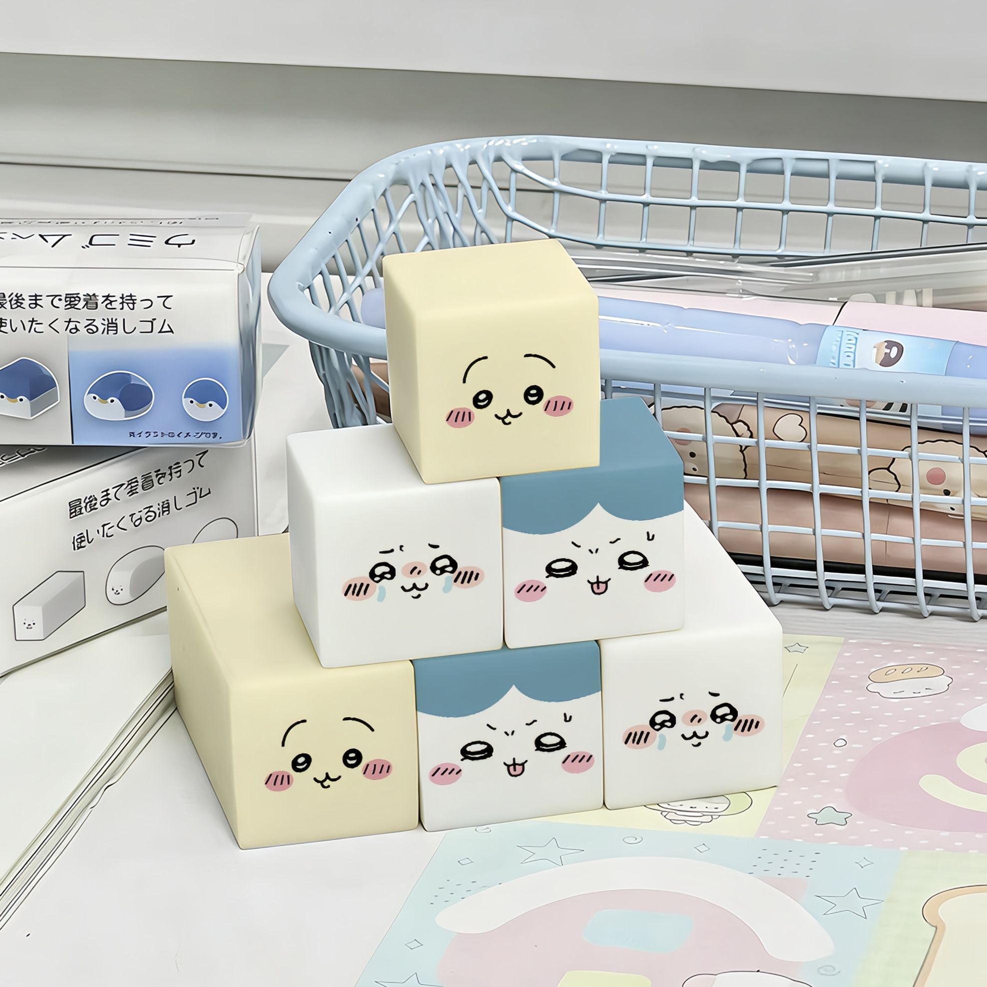 Chiikawa Eraser Cute Cartoon R - Stationery Office ulasan dan harga