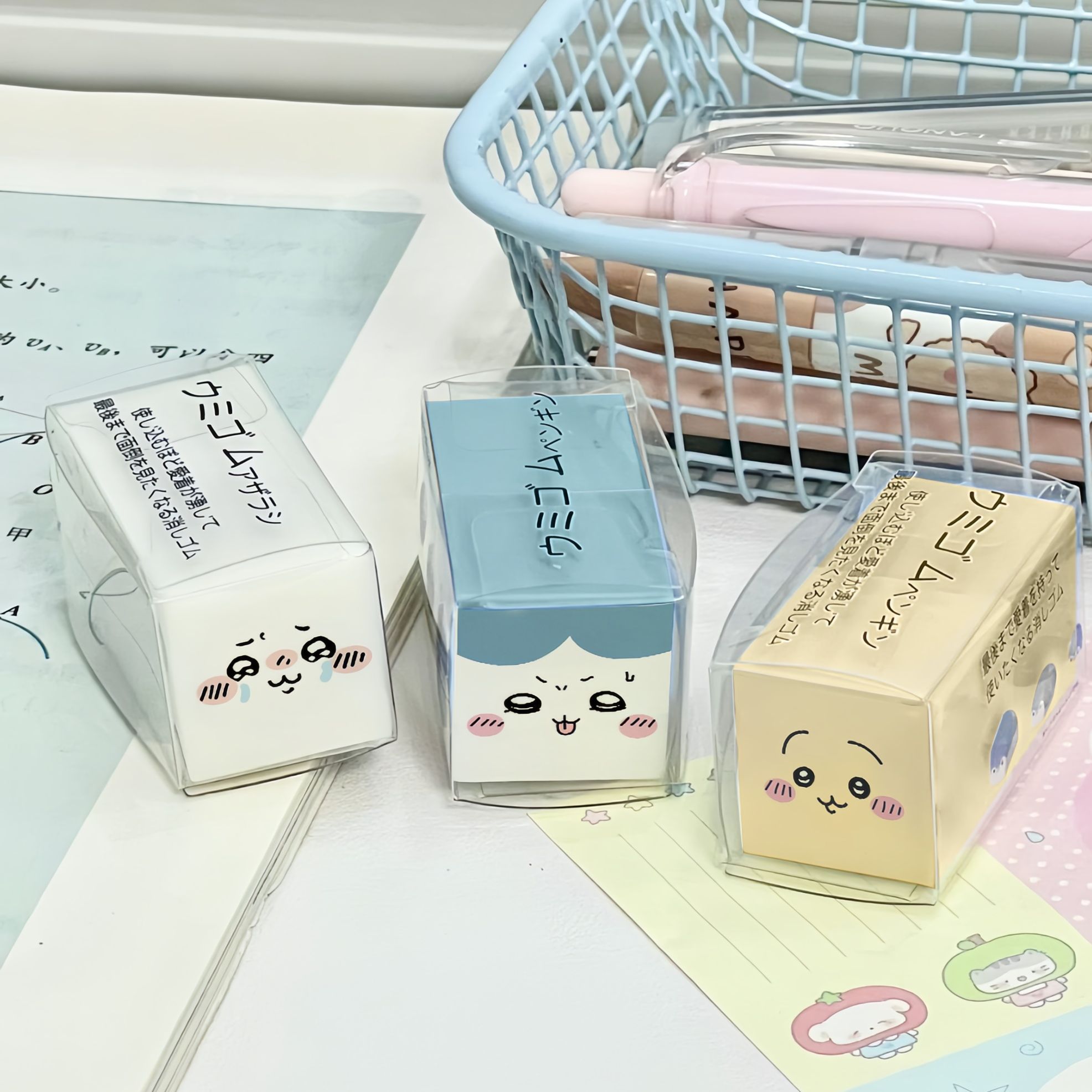 Chiikawa Eraser Cute Cartoon R - Stationery Office ulasan dan harga