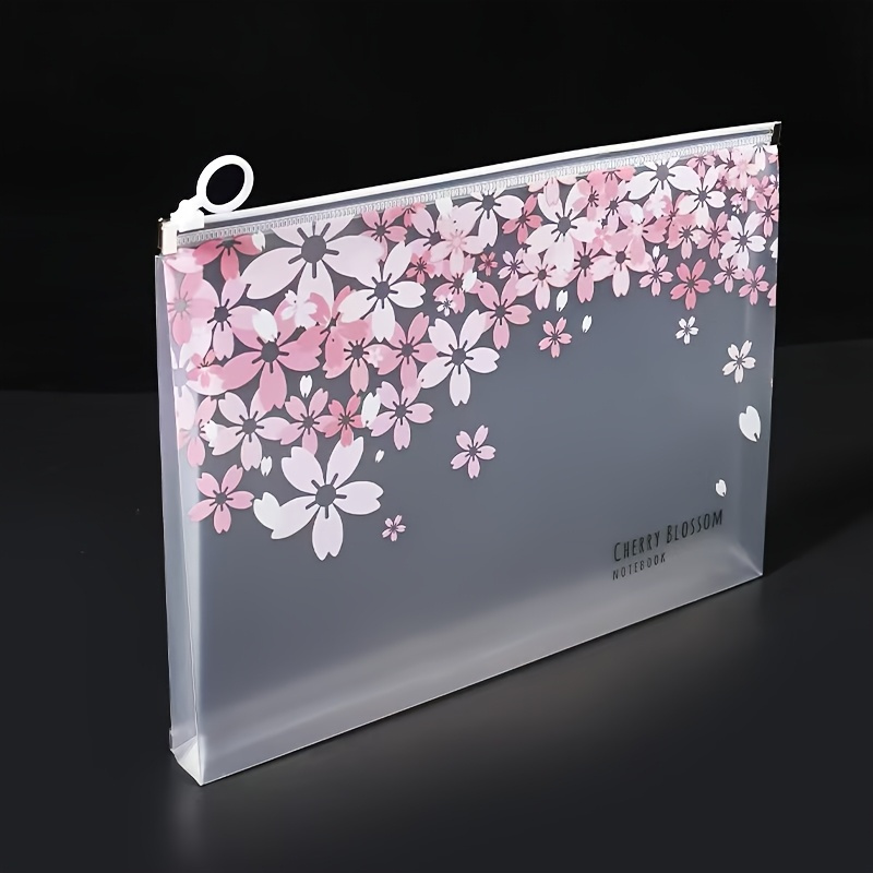 Random Pattern Transparent A4  - Portfolio Folder Zip ulasan dan harga