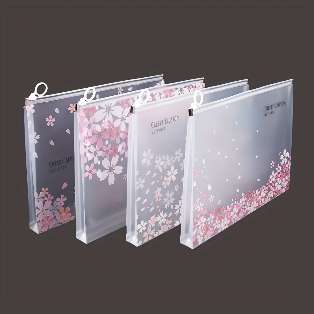 Random Pattern Transparent A4  - Portfolio Folder Zip ulasan dan harga