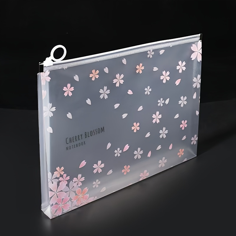 Random Pattern Transparent A4  - Portfolio Folder Zip ulasan dan harga